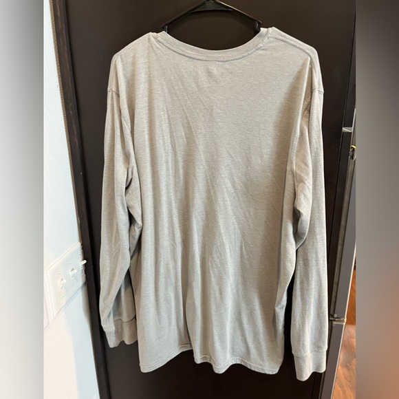 Xxl men's Henly style 5 button long sleeve 1/4 opening shirt - Picture 1 of 3